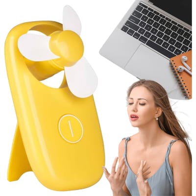 Mini Pinwheel Fan Handheld Windmolen Bureau Luchtcirculator Koeling Persoonlijk koelsysteem voor in de auto