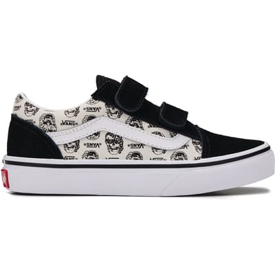 Vans Youth Unisex Old Skool V White Taglia: 33 | Scarpe Sportive Outlet | kids | Bianco
