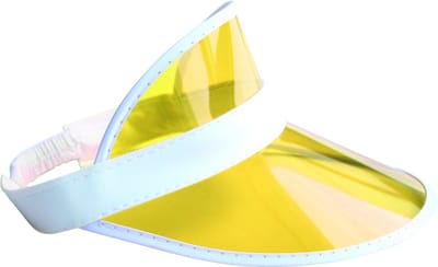 Zonneklep - Foute Party - Carnaval - Geel - Volwassenen - One Size