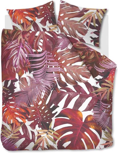 Ambiante Noèlle dekbedovertrek - Tweepersoons - 200x200/220 - Rood