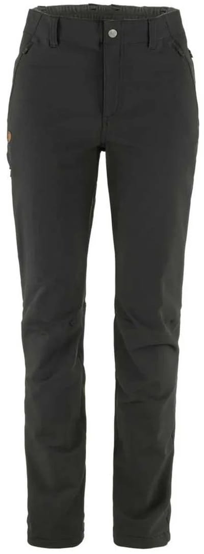 Broek Fjällräven Women Abisko Winter Stretch Trousers Regular Black-Maat 34