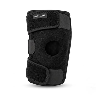 Tactical Fightwear Kniebrace met Zijstabilisatoren – Gel Padding & Anti-Slip – Verstelbare Knie Support voor Sport, Fitness & Vechtsport