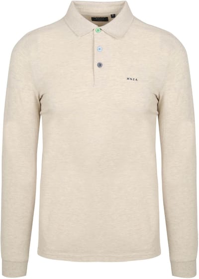 NZA Longsleeve Polo Marshall Light Cream - Maat 3XL - Heren