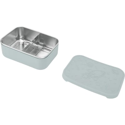Roestvrijstalen Lunchbox 850ml Lekdicht Afgesloten Bento Box met Verplaatsbare Divider voor School Kantoor Picknick Blue