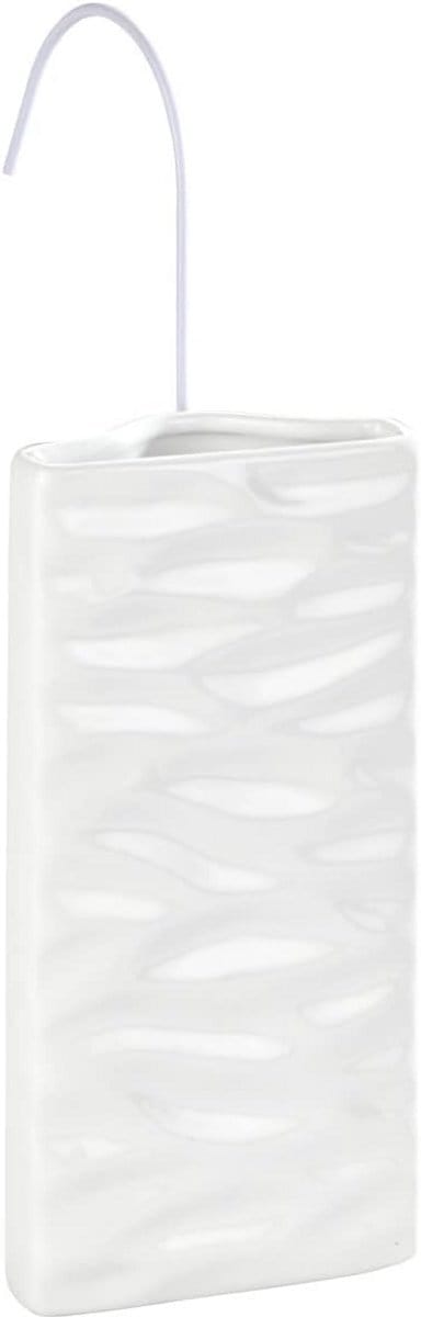 Luchtbevochtiger Radiator - Keramiek Vochtigheid - Droge Lucht - Golf Motief - 9 x 19.5 cm - Wit