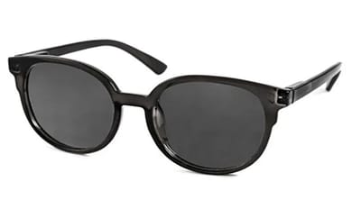 Vista Bonita NOVA – Zonneleesbril UV400 – Sterkte +1.00 – Kleur Black Vibe – Unisex model – Licht en hip – Ronde pasvorm – Flexveren - Inclusief etui en doekje