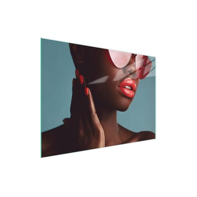 TMK ArtDeko Serie - Glas Snijplank - 30x22 cm - Vrouw Design - UV-bestendige Print