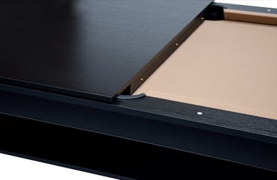 NORTH Essence Pooltafel/Eettafel Zwart/Zwart 7FT