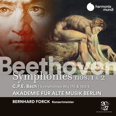 Akademie Für Alte Musik Berlin, Bernard Forck - Beethoven: Symphonies Nos. 1 & 2 | CPE Bach: Symphoies Wq 175&173 (CD)