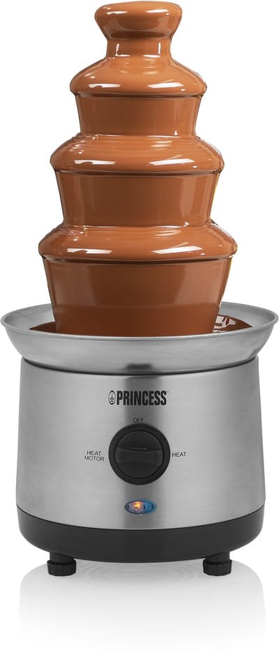Princess 292999 Chocoladefontein XXL - Chocolade fondue - 4 Lagen - Warmhoudfunctie