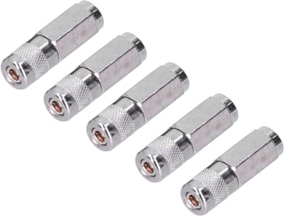 SnelShoppen - 5Pcs Vet Spray Koppeling Duurzaam Slijtbestendig Vetpistool Platte Mondstuk voor Professionele Onderhoudsaccessoires
