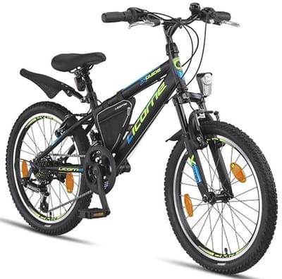Mountainbike met Shimano 21 versnellingen voor dames, heren en kinderen
