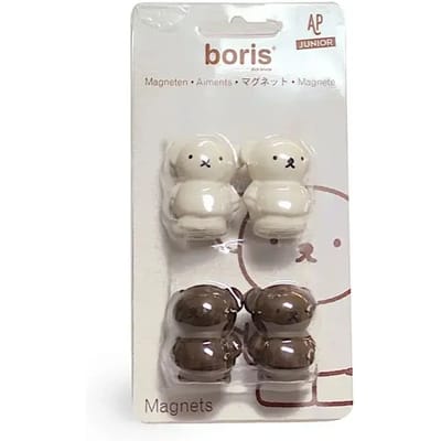 Decoratieve magneet Boris de beer AP Junior (x4)