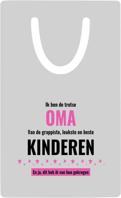 Hacebo® - ik ben de trotste oma van de grappigste, leukste en beste kinderen, en ja dit heb ik van hun gekregen metalen boekenlegger - de trotste oma - verjaardag - verjaardagscadeau - cadeau Bladwijzer boekenleggers - 7.6 cm x 5cm