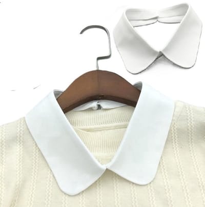 Losse Kraag I Met Rond Kraagje I Ronde Kraag I Blouse Kraagje I Nep Los Kraagje I Dames I Wit