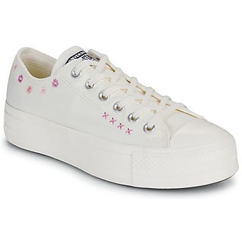 Lage Sneakers Converse CHUCK TAYLOR ALL STAR LIFT FLORAL EMBROIDERY LOW TOP