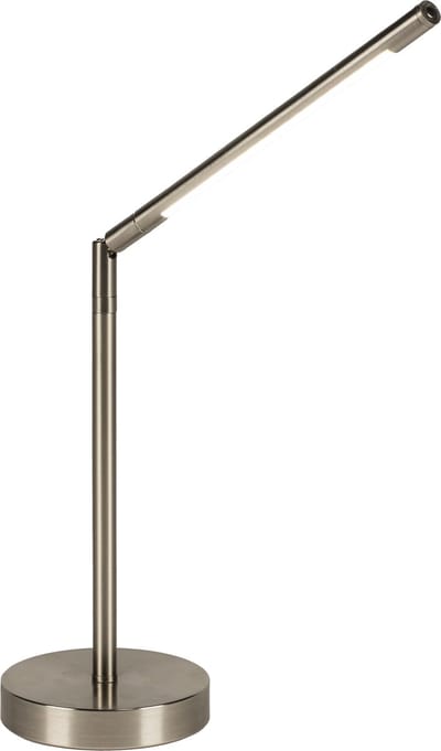 Lumidora Tafellamp 74870 - BERDIEN - Ingebouwd LED - 4.0 Watt - 380 Lumen - 2700 Kelvin - Staalgrijs - Metaal - Met dimmer - ⌀ 13 cm