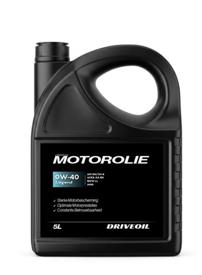 DriveOil 0W-40 Advanced – 5L Volsynthetische Premium Motorolie | Hoogwaardige bescherming & maximale motorprestaties
