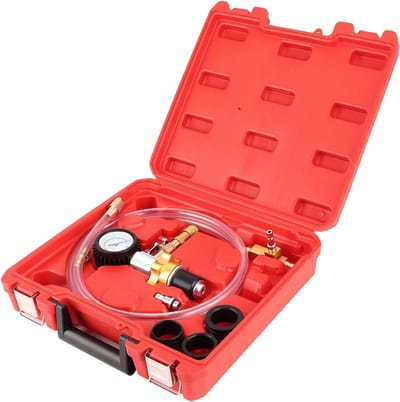 Koelmiddel Vul Kit - Vacuüm Vulsysteem - Koelsysteem Onderhoud - Snelle Connector - 32 x 31 x 12 cm - Zwart
