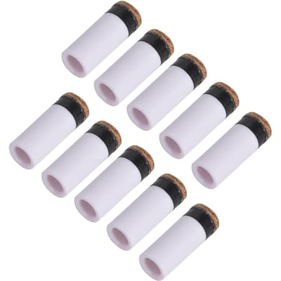 Lot de 10 pointes de queue de billard pour queue de billard, pièces de rechange, outils de réparation 13mm white
