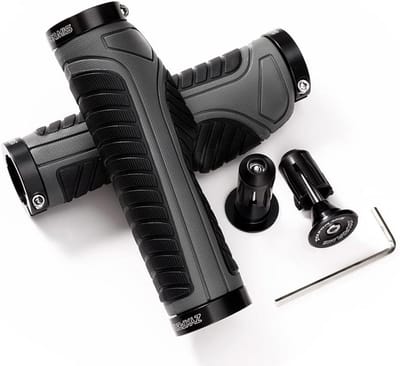 Ergonomische Fietsstuurgrepen met Dubbele Klem - Antislip MTB Handvatten