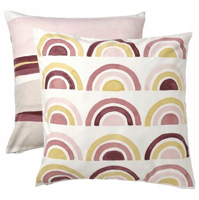 Decoratieve kussensloop 50x50 cm - 2 stuks - Roze