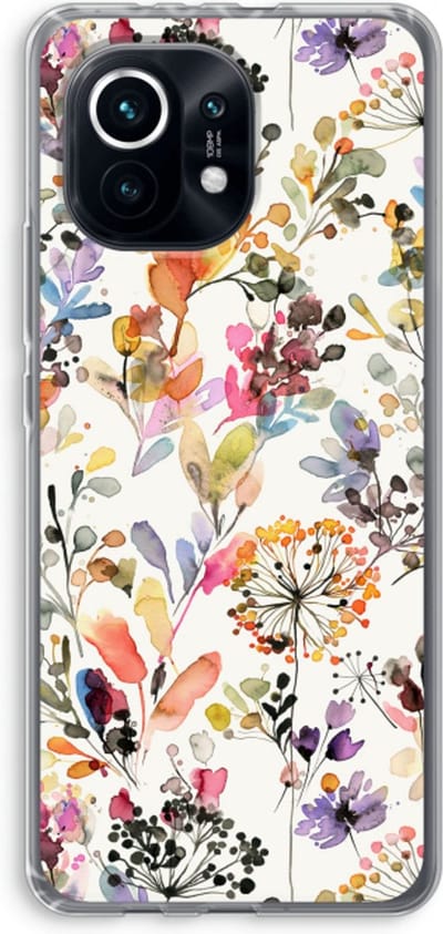 Case Company® - Hoesje geschikt voor Xiaomi Mi 11 hoesje - Wilde grassen - Soft Cover Telefoonhoesje - Bescherming aan alle Kanten en Schermrand