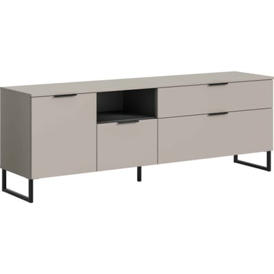 Noida Lowboard kasjmier NB zwart NB - 41x185x64cm