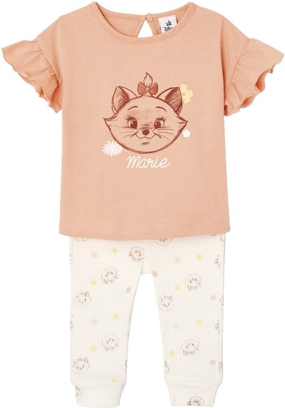 Vertbaudet Babyset met T-shirt + legging Disney® Marie De Aristokatten