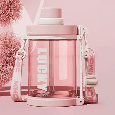 Waterbeker Grote Capaciteit Jongens Fitness Sport Waterfles Vaten T Hoge Temperatuur Bestendige Plastic Waterfles Dikbuikbeker Ton Emmer 701-800ml