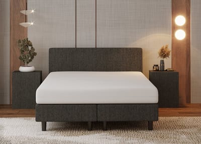 Nessa® - 140x200 Boxspring Bjorn Antraciet - Inclusief Pocketvering matras