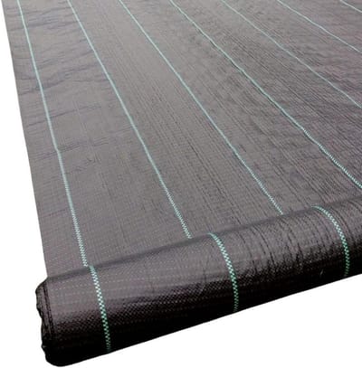 Onkruidbarrière Stof - Landschap Membraan - Tuin Onderhoud - Zware Kwaliteit - 40cm Breed - Zwart