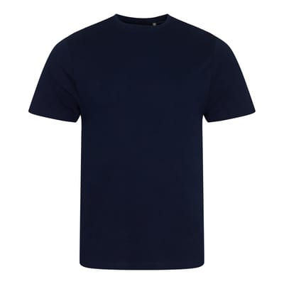 Ecologie Unisex Cascades Organic T-shirt voor volwassenen (Marine)