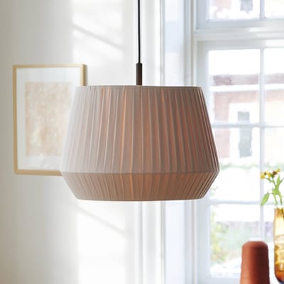 Nordlux Hanglamp Dicte, handgebonden, Ø 40 cm, amber