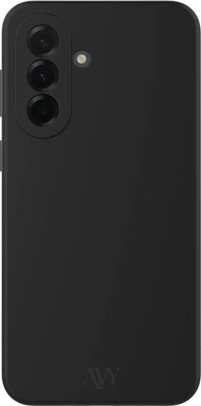 AVY Hoesje geschikt voor Samsung Galaxy A37 | Compatibel met MagSafe | Back Cover | Liquid Silicone | Comfortabel in de Hand | Zwart