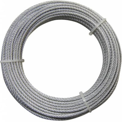 Staaldraad staal/verzinkt 3 mm
