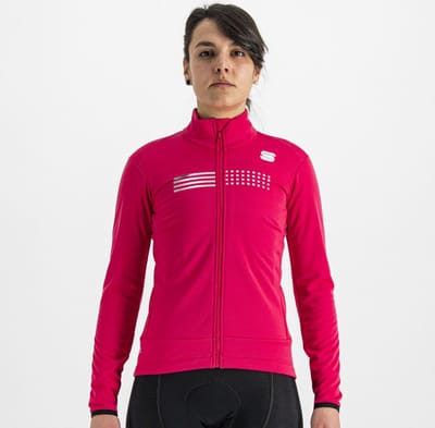 Sportful Fietsjack winter Dames paars - TEMPO W JACKET RASPBERRY - M