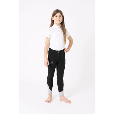 Horze FELICIA Kinderrijbroek, zwart, 122/128