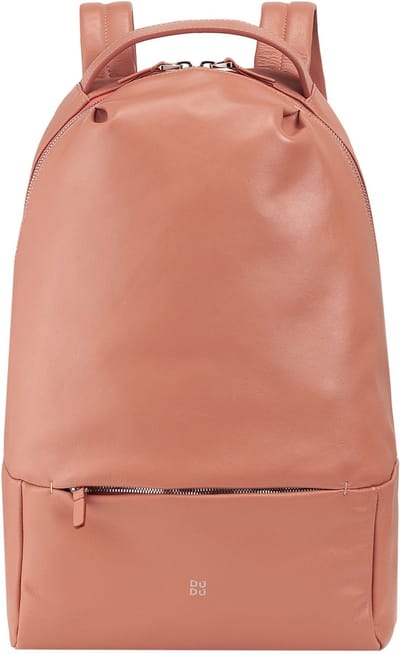 DuDu Rio Dagrugzak Leder 37 cm - rosa flamingo