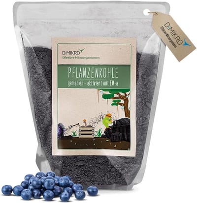Fijn gemalen organische bodemverbeteraar met EM voor gezonde grond en compost