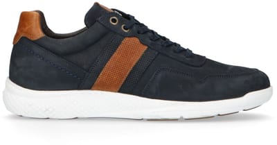 No Stress - Heren - Donkerblauwe lage sneakers - Maat 40