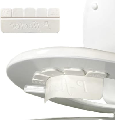 Urinedeflector Toilet - Zindelijkheidstrainer Hulpmiddel - Zindelijkheidstraining - Voorkomt Urine Lekkage - 19.1 x 0.7 cm - Wit