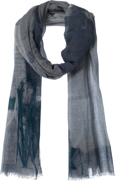 Amor Collections - Langwerpige Sjaal - Katoen - Grijs - 100x200 cm