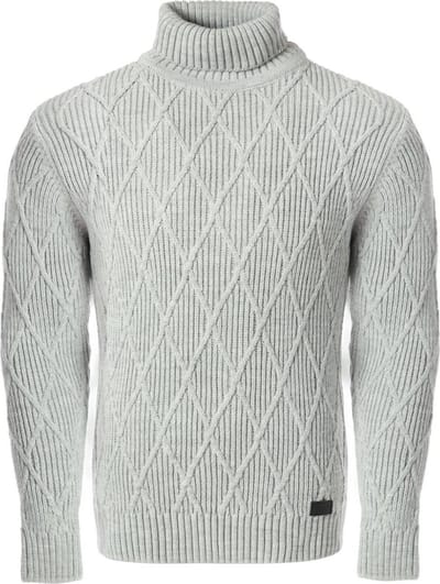 Carisma Heren Coltrui Gebreid Met Motief Grijs 7863 - XXL