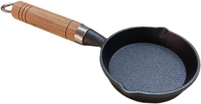 Omelet Pan - Koekenpan Wok - Ontbijt Bakken - Snel Koken - 33x16x16cm - Zwart
