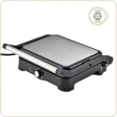 Little Balance 8744 - Contractgrill - Tafelgrill - 2000 Watt - PFAS vrij - XXL platen 29x23 cm- tot 230°C - PFAS vrij