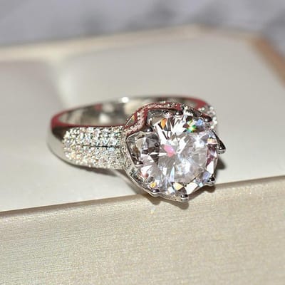 Solid 925 Zilver Vs2 Cut Diamond Ring Voor Unisex Rock Bizuteria Anillos De Trouwringen Diamanten Sieraden Anel Vrouwelijke Doos mannen 9