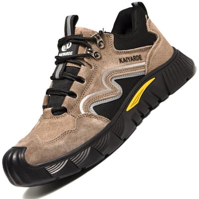 Veiligheidsschoenen voor heren Onverwoestbare schoenen met stalen neus Veiligheidsschoenen voor heren Lekvrije veiligheidsschoenen voor heren Werkschoenen voor heren Sneakers Antislip veiligheidsschoenen 42