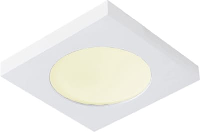 IP44 Inbouwspot Tindra met Philips HUE White - inbouwspot - Wit - vierkant - voor badkamer / overkapping / buiten - IP44 - GU10 - Buitendiameter: 80MM - boorgat: 60-73MM - min. Inbouwdiepte: 60MM