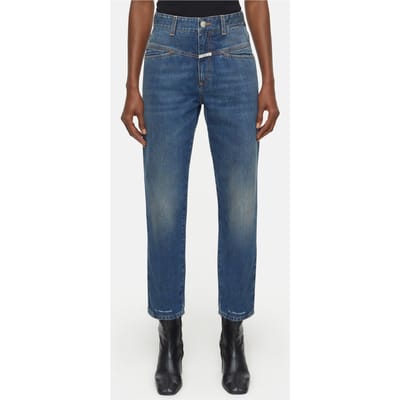 Closed Pedal Pusher Jeans Mid Blue Maat: 40 | Straight Jeans Outlet | Dames | Blauw